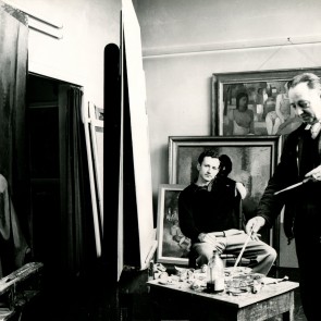 Porträtsitzung um 1957