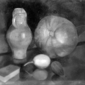 WV-Nr. 0532 (S) | Stillleben mit Kürbis, Buch und Krug