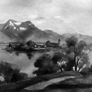 WV-Nr. 0265 (L) | Uferweg mit Blick auf die Fraueninsel