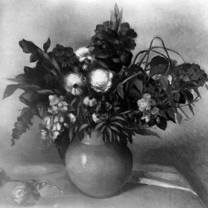 WV-Nr. 0277 (S) | Blumen in bauchiger Vase