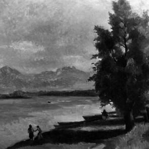 WV-Nr. 0250 (L) | Chiemseeufer mit spielenden Kindern