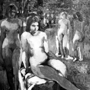 WV-Nr. 0334 (F) | Vier Frauen im Garten