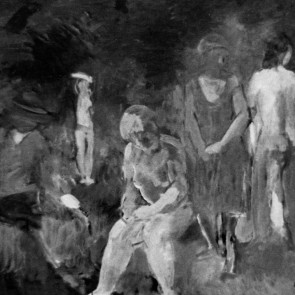 WV-Nr. 0466 (F) | Figurengruppe im Park 