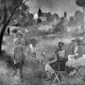 WV-Nr. 0552 (F) | Vier Frauen im Garten