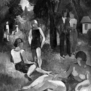 WV-Nr. 0307 (F) | Menschen im Park