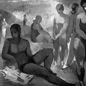 WV-Nr. 0686 (F) | Badende in Landschaft