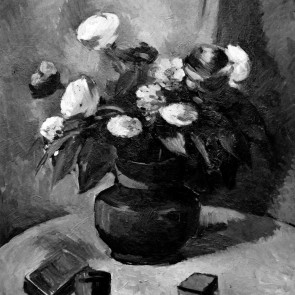 WV-Nr. 0804 (S) | Blumen in bauchigem Tongefäß