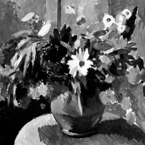 WV-Nr. 0197 (S) | Stillleben mit Blumen in einem Tongefäß