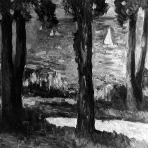 WV-Nr. 0480 (L) | Baumgruppe am Seeufer