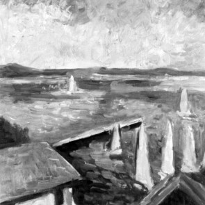 WV-Nr. 0585 (L) | Segelboote auf dem Chiemsee