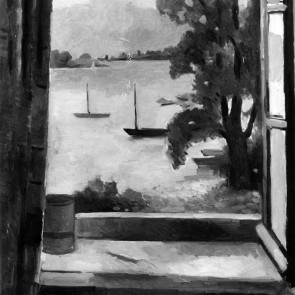 WV-Nr. 0884 (L) | Fensterblick auf den Chiemsee