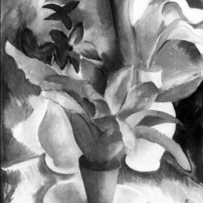 WV-Nr. 0548 (S) | Stillleben mit Topfpflanze und Blumenvasen