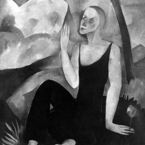 WV-Nr. 0651 (F) | Frau in Landschaft