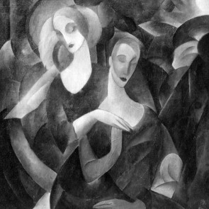 WV-Nr. 0210 (F) | Zwei Frauen in Landschaft