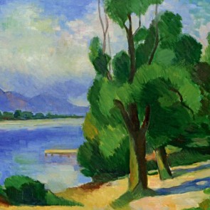 WV-Nr. 0215 (L) | Blick auf den Chiemsee