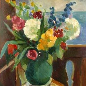 WV-Nr. 0811 (S) | Blumenstillleben auf dem Balkon