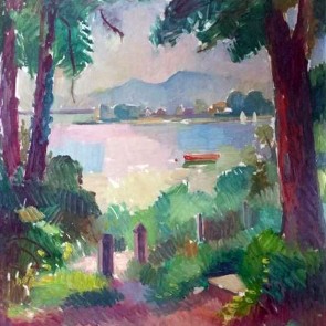 Blick auf den Chiemsee