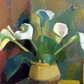 Stillleben mit Kallas