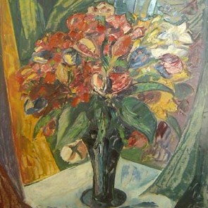 WV-Nr. 0467 (S) | Blumen in schlanker Vase