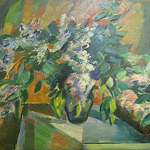 WV-Nr. 0748 (S) | Bunter Blumenstrauß in Vase