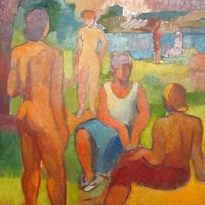 WV-Nr. 0528 (F) | Badende am See