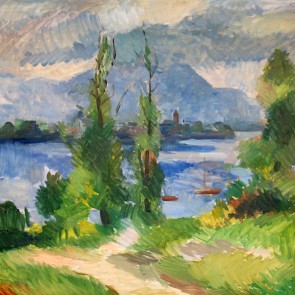 WV-Nr. 0690 (L) | Chiemseelandschaft mit Fraueninsel