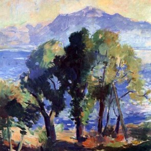 WV-Nr. 0098 (L) | Bäume in Chiemseelandschaft