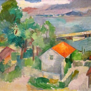 WV-Nr. 0434 (L) | Chiemsee mit Bootsanleger