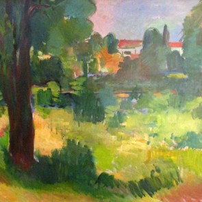 WV-Nr. 0800 (L) | Parklandschaft mit Häusern