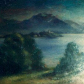 WV-Nr. 0282 (L) | Blick auf Frauenchiemsee