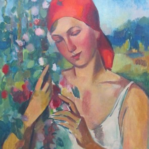 WV-Nr. 0784 (P) | Mädchen mit rotem Kopftuch 