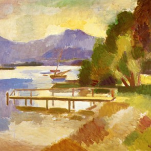 WV-Nr. 0286 (L) | Bootssteg am Chiemsee