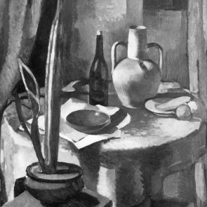 WV-Nr. 0306 (S) | Stillleben mit Krug und Kakteen