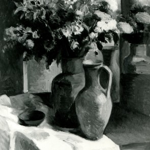 WV-Nr. 0640 (S) | Blumenstück vor zwei Spiegeln