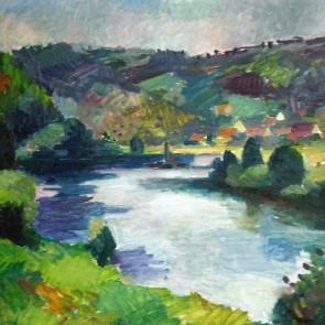 WV-Nr. 0592 (L) | Landschaft am Main