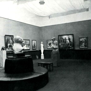 Ausstellungshalle der Darmstädter Kunsthalle am Rheintor, Herbstausstellung der Darmstädter Sezession 1926