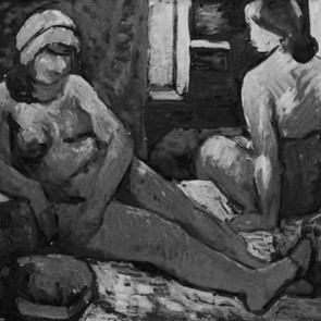 WV-Nr. 0121 (F) | Liegende und Sitzende im Zimmer