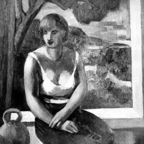 WV-Nr. 0785 (P) | Sitzende Frau im Atelier