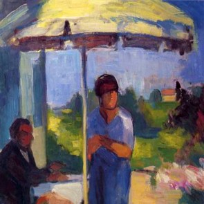 WV-Nr. 0131 (F) | Paar unterm Sonnenschirm 