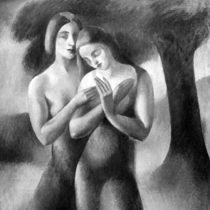 WV-Nr. 0460 (F) | Zwei Frauen unter einem Baum