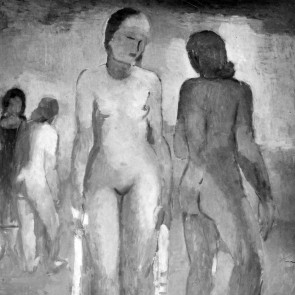 WV-Nr. 0805 (F) | Zwei stehende Akte in Landschaft