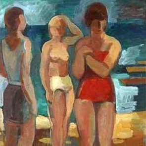 WV-Nr. 0293 (F) | Drei Mädchen am Strand 