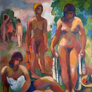 WV-Nr. 0788 (F) | Große Figurengruppe im Park