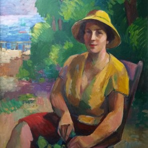 WV-Nr. 0695 (P) | Porträt Annemarie am Chiemsee