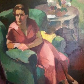 WV-Nr. 0626 (P) | Bildnis Annemarie im grünen Sessel  