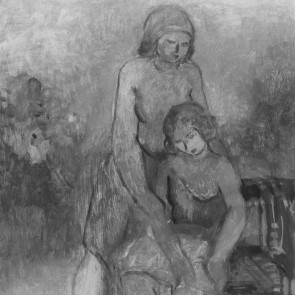 WV-Nr. 0846 (F) | Zwei Frauen im Garten