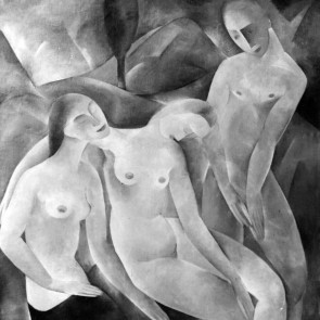 WV-Nr. 0650 (F) | Figurengruppe in Landschaft