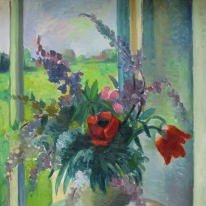 WV-Nr. 0635 (S) | Blumenstück am Fenster 