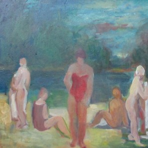 WV-Nr. 0674 (F) | Gruppe am Wasser