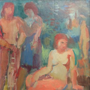 WV-Nr. 0765 (F) | Figurengruppe mit sitzendem Akt